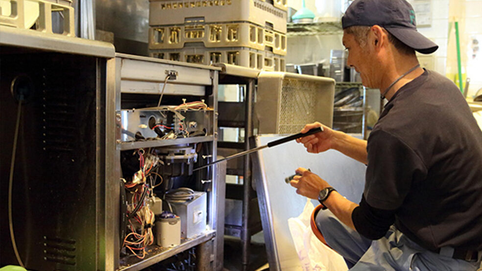 機械分解・移動